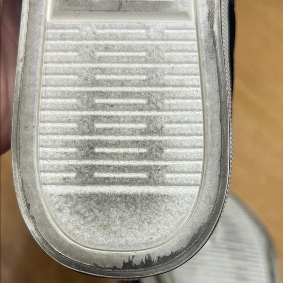 Lauren Ralph Lauren Black Velvet Slip-On Sneakers with White Soles - Picture 9 of 12